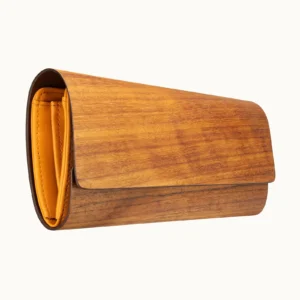 【長皮夾】經典柚木