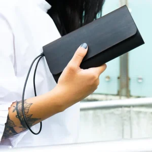 黑檀經典長皮夾