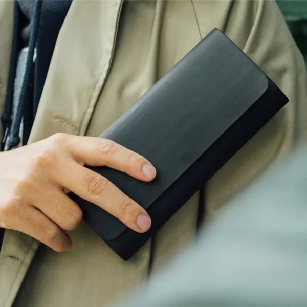 黑檀經典長皮夾