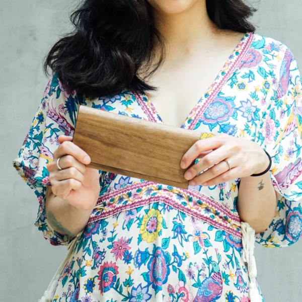 胡桃經典長皮夾