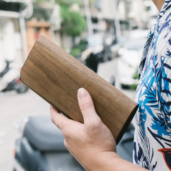 胡桃經典長皮夾