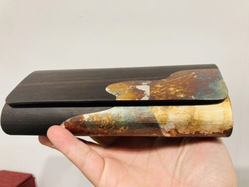 【長皮夾】黑檀朧月箔長夾 photo review