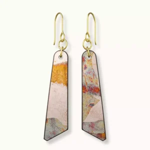 【耳環】紫霞箔-長