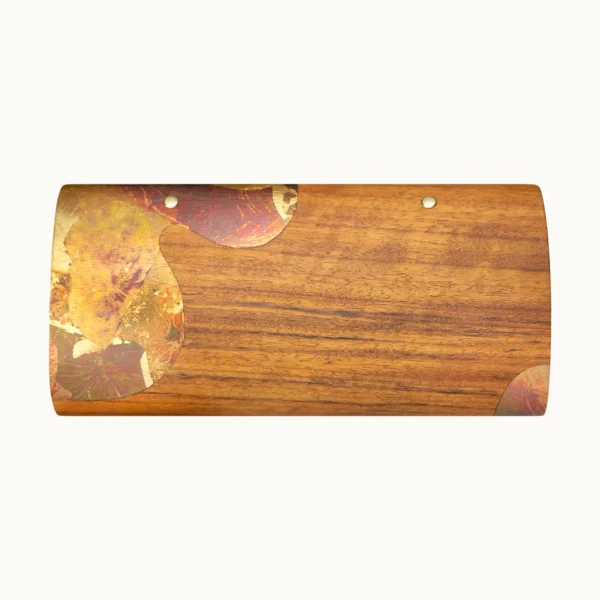 【長皮夾】柚木秋華箔長夾