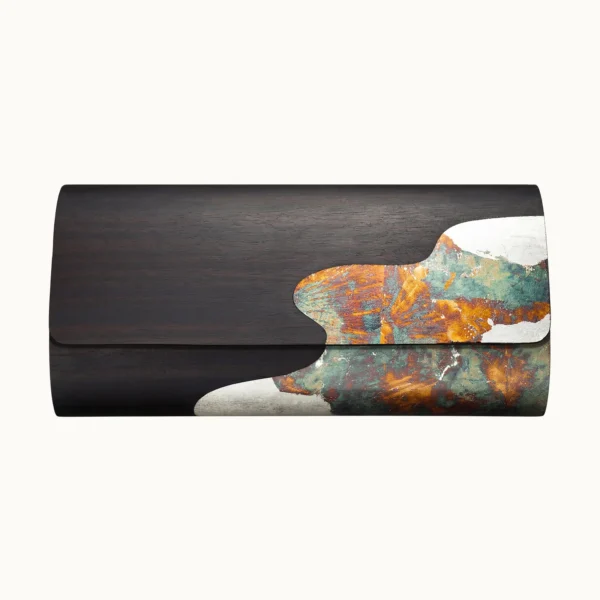 黑檀朧月長皮夾 【長皮夾】黑檀朧月箔長夾