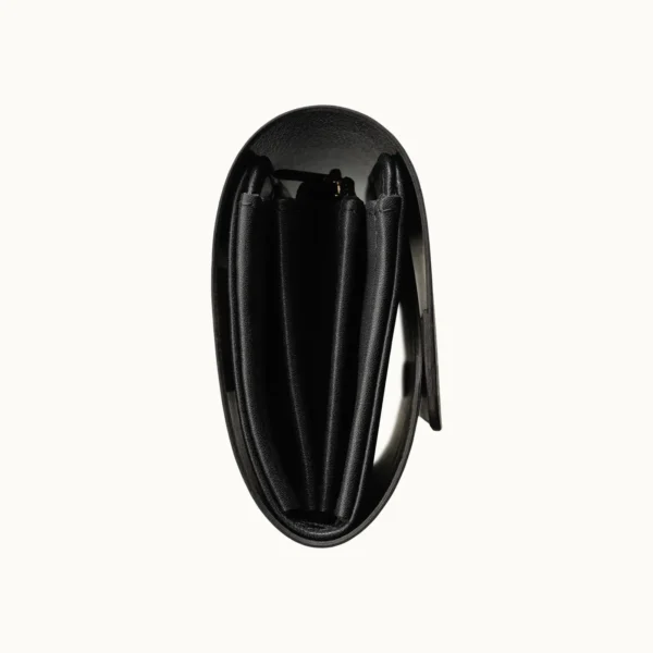 黑長皮夾-左 【長皮夾】黑檀朧月箔長夾