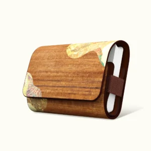 【Card Holder】Teak Sulphured Brass Leaf