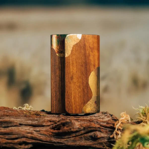 【Card Holder】Teak Sulphured Brass Leaf