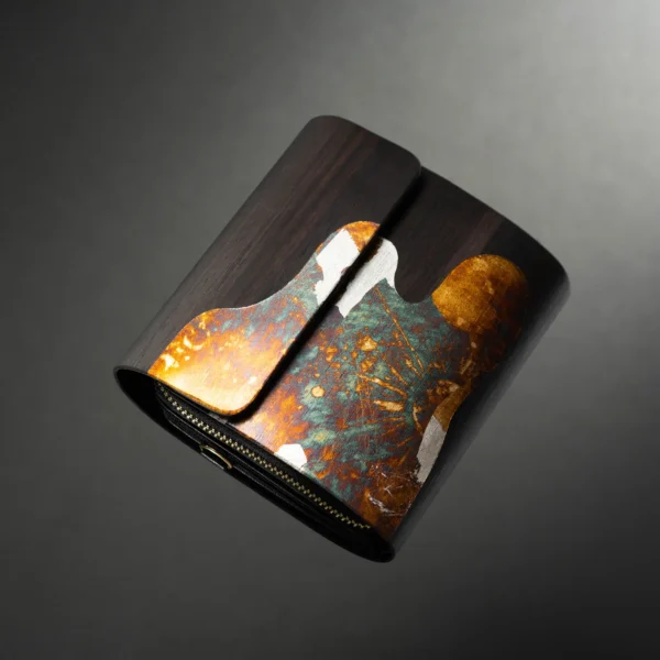 朧月社群2 【Small Wallet】Ebony Sulphured Silver Leaf