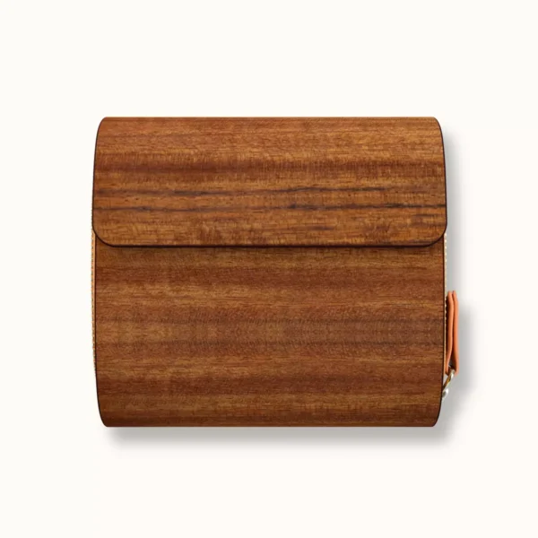 【短皮夾】經典柚木