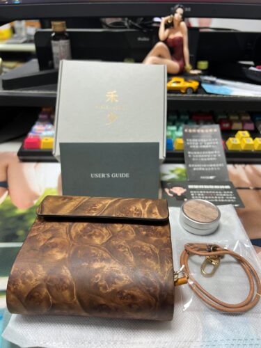 【短皮夾】銅錢紋黃金樟 photo review
