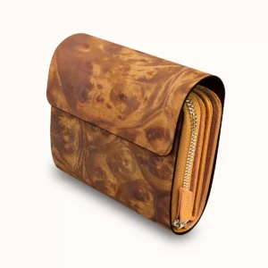 【Small Wallet】Golden Coin Patterned Camphor